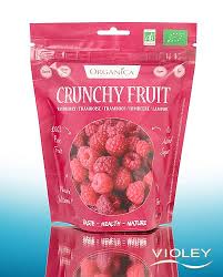Organica Organic Crunchy Fruit Dried Raspberry 50 G At Violey