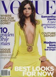 They Tried To Put Me On The Cover Of Vogue Samantha Harris First Aboriginal Supermodel Samantha Harris Vogue Australia Vogue Magazine Covers
