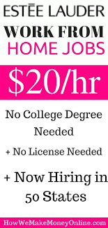 Work From Home Jobs For Moms Non Phone Work From Home Jobs Hiring Now Estee Lauder Cliniq Work From Home Jobs Legit Work From Home Legitimate Work From Home