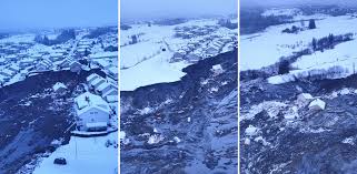 Nach dem gewaltigen erdrutsch in norwegen haben die einsatzkräfte inzwischen vier tote unter den trümmern spürhunde finden weitere leichen | vier tote nach erdrutsch in norwegen geborgen. 2f4ype6tgx8lim