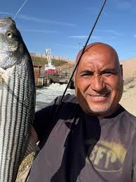 Fish number two in the fast water