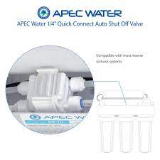 Our ¼ quick connect aso allows your system to turn off the water supply when the tank pressure reaches approximately 65% of the supply water. Ro System Auto Shut Off Valve 1 4 Jg Quick Connect Home Improvement Plumbing Fixtures