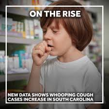 Health officials have reported a rise in pertussis cases, with Spartanburg  County having the highest number. Read More: https://tinyurl.com/4rtpyysa