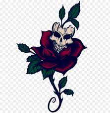The unique rose and skull variations. Download Tattoo Skull Roses Png Free Png Images Toppng
