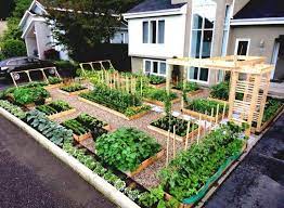 45 Wonderful Modern Front Yard Landscaping Ideas Frontyards Frontyardland Front Yard Landscaping Design Home Vegetable Garden Design Vegetable Garden Design
