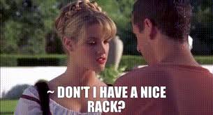 If you enjoy funny movies, you will find happy gilmore, starring adam sandler, worth your time (and money). Yarn Don T I Have A Nice Rack Billy Madison 1995 Video Gifs By Quotes 51969307 ç´—