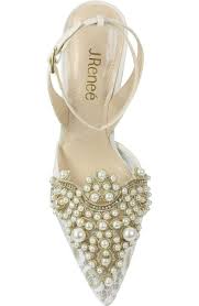 J Renee Desdemona Embellished Pump Women Fun Wedding Shoes Beautiful Wedding Shoes Lace Bridal Shoes