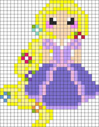 Serena art recommended for you. Pixel Art Disney Facile