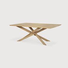 Timber dining tables are popular as they lend themselves to a range of different interior styles, are durable and easy to care for. Oak Mikado Dining Table
