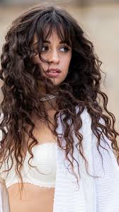 750x1334 Camila Cabello Gorgeous Singer 2019 Wallpaper Long Curly Hair Curly Hair Styles Cabello Hair