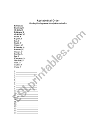 Str_order(x, decreasing = false, na_last = true, locale = en, numeric = false,. English Worksheets Alphabetical Order