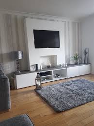 My Grey Tv Feature Wall Living Room Colors Living Room Color Tv Feature Wall