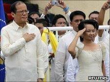 Benigno aquino, the only son of the philippines' democracy icons and a former president of the known popularly as noynoy, he rode a wave of public emotion all the way to the presidency after his. Benigno Aquino Sworn In As New Philippine President Bbc News