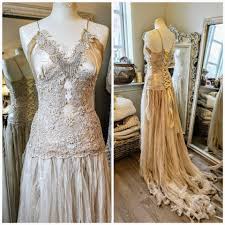 Boho Wedding Dress Tatteredbridal Gown Tattered Wedding Etsy Lace Beach Wedding Dress Boho Wedding Dress Woodland Wedding Dress
