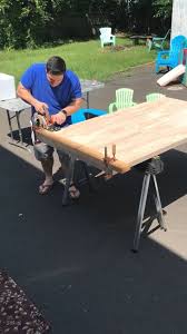 Cherished bliss has designed a small but mighty kitchen island that has two cabinets four drawers a butcher block countertop. Diy Kitchen Island With Stock Cabinets Hometalk