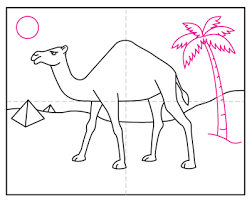 Watch the video instructional exercise of this drawing. How To Draw A Camel Art Projects For Kids