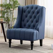 What is the best high back office chair on the market? Artechworks Tufted High Back Accent Chair Single Sofa For Living Room Bedroom Home Office Hosting Room Wingback Club Chair Blue Buy Online In Hong Kong At Desertcart Hk Productid 207046546