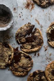Smoked Tahini Dark Chocolate Chunk Cookies Butter And Brioche Chocolate Chunk Cookies Sweet Cookies Food