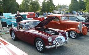 Image result for Cherry Red 1960 MG