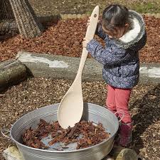 Large Outdoor Wooden Spoon Water Games For Kids Wooden Spoons Mud Kitchen