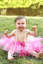 Baby Girl Crying Tears Tutu Pearls On Location Photography Portrait Picture Photo One Ye Outdoor Portrait Photography First Birthday Pictures Portrait Pictures