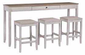 Handpick the exact theme of décor you desire to create the perfect. Skempton Sofa Bar Table 3 Stool Set The Furniture Mart