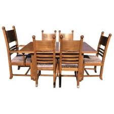 Craftsman furniture is often built in quartersawn white oak or cherry. Arts And Crafts Oak Dining Tables 50 For Sale On 1stdibs