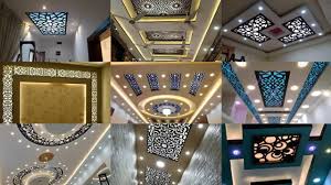 اروع ديكورات جبس بورد في خشب ليزر سي ان سي 100 صور لصالات و غرف نوم Youtube