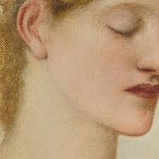 Testa Di Donna Sir Edward Coley Burne-Jones quadro stampa su tela