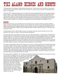 Remember The The Alamo Heroes And Ghosts Reading Worksheet Mexican American War Alamo American War