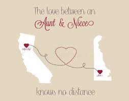 Birthday Message For Aunt From Niece Aunt Niece States Print Long Distance Aunt Gift For Aunt Etsy In 2020 Birthday Quotes For Aunt Niece Quotes Aunt Quotes