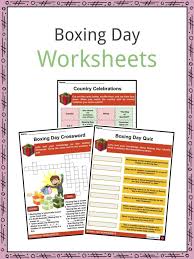 Sunday 1 january and monday 2 january. Boxing Day Facts Worksheets History Origins Celebrations For Kids