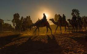 People usually travel by air if they want to get to the farthest places of the earth. Camel Express Uluru