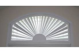 Showing results for arch window cover. Arched Sunburst Poly Shutters From Direct Buy Blinds