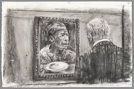 I see a giant corona monster in the grim sky, staring at us all, waiting to prey on us. At Three In The Morning I Do The Math William Kentridge On Obsessing Over Covid Data And The Benefits Of Lockdown