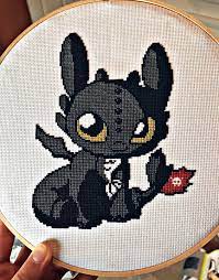 Here are 32 bright, engaging, familiar images for your baby cross stitch projects. Toothless Cross Stitch Cross Stitch Patterns Cross Stitch Cross Stitch Designs