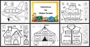 Juegos divertidos educativos para niños pequeños y preescolares. Material Interactivo Para Trabajar Las Silabas Para Preescolar Y Primaria