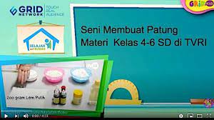 Sedangkan seni rupa adalah cabang seni yang membentuk karya seni dengan media yang bisa ditangkap mata dan dirasakan dengan rabaan. Soal Belajar Dari Rumah Di Tvri Kelas 4 6 Sd Materi Seni Membuat Patung Kamis 27 Agustus 2020 Warta Kota