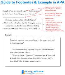 College papers apa format coursework example. Footnotes In Apa With Format Tips And Examples Bibliography Com