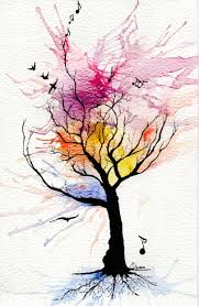 Colors Of Life Art Watercolor Cards Watercolor Paintings