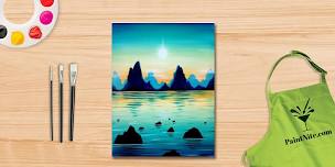 Paint Nite: Rock Island Sea