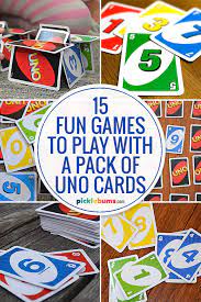 A text based recreation of the classic card game featuring functional ais to play with. Fun Games You Can Play With Uno Cards Picklebums