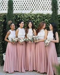 Cute Maxi Skirts Long Skirts Flowy Skirts Morning Lavender Bridesmaid Skirts Two Piece Bridesmaid Dresses Bridesmaid Skirt And Top