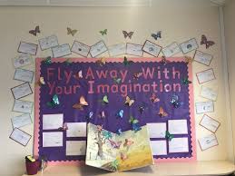 Book Corner Display Ks1 Classroom Year 2 Imagination Reading Story Butterflies Book Corner Display Reading Corner Classroom Library Book Displays