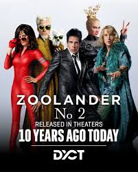 Zoolander 2 Turns 10 Today Released today in 2016, Zoolander 2 brought  Derek Zoolander back to the runway 15 years after the original. Starring  Ben Stiller and Owen Wilson, the sequel leaned