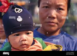 Thailand mother and children hi-res stock photography and images
