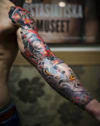 Color Really Pops Arm Tattoos For Guys Irezumi Tattoos Tattoo Designs Men