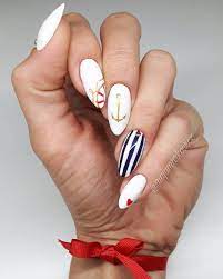 ¡no olvides dejar tu like y suscribirte!¡dale a la campanita para recibir las notificaciones! 71 Ideas De Unas Marineras Unas Nauticas Disenos De Unas Manicura