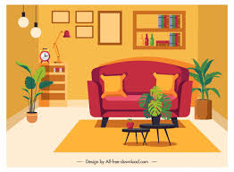 Maybe you would like to learn more about one of these? Living Room Decor Template Cosy Classic Design Free Vector In Adobe Illustrator Ai Ai Format Encapsulated Postscript Eps Eps Format Format For Free Download 2 19mb