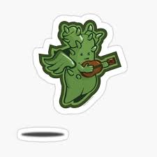 To the am cactus in the valley, that's a a♯7 bout to crumble down. Green Ukulele Stickers Redbubble